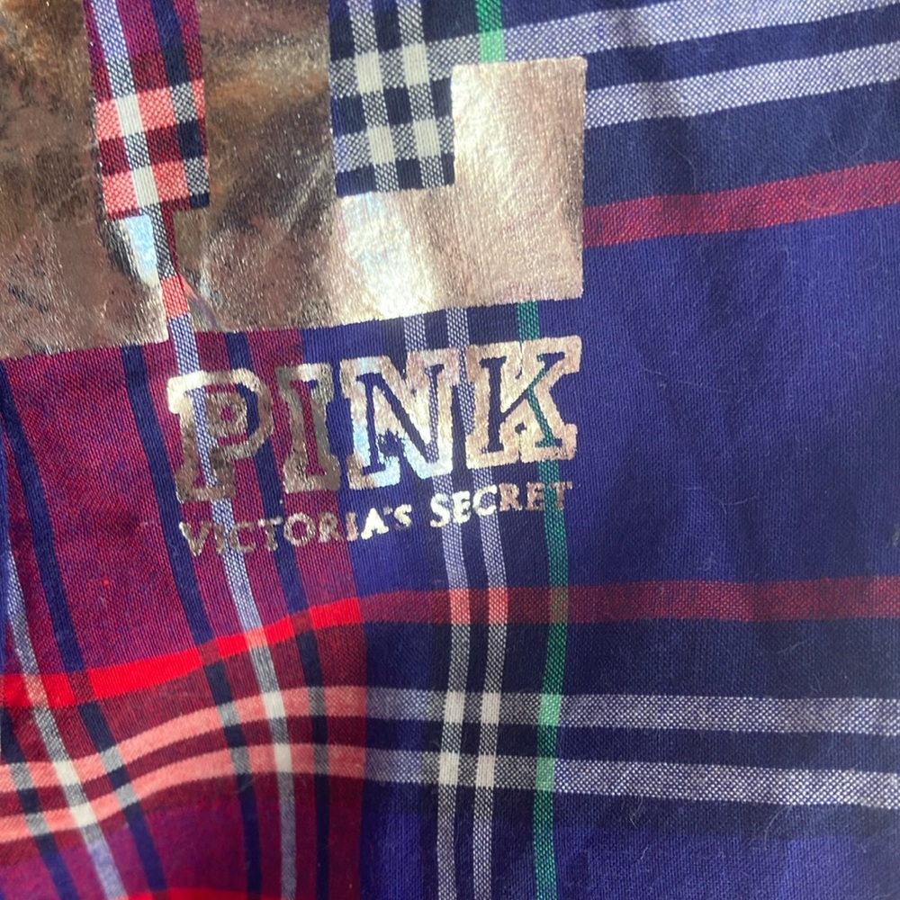 VICTORIA'S SECRET Plaid Women’s Pajama Pants - Blue and Red - Picture 5 of 9